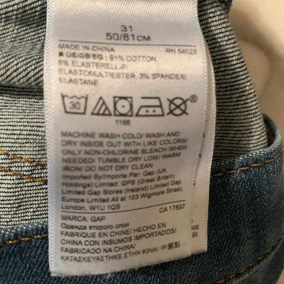 High Rise Button Fly Skinny Jeans - Picture 6 of 6